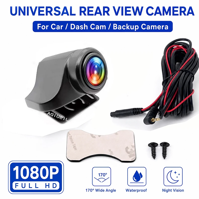 Image of 170° Weitwinkel JISUIDA GM AHD 5-Pin Dashcam Nachtsicht IP68 Wasserdichte Auto-Rückfahrkamera