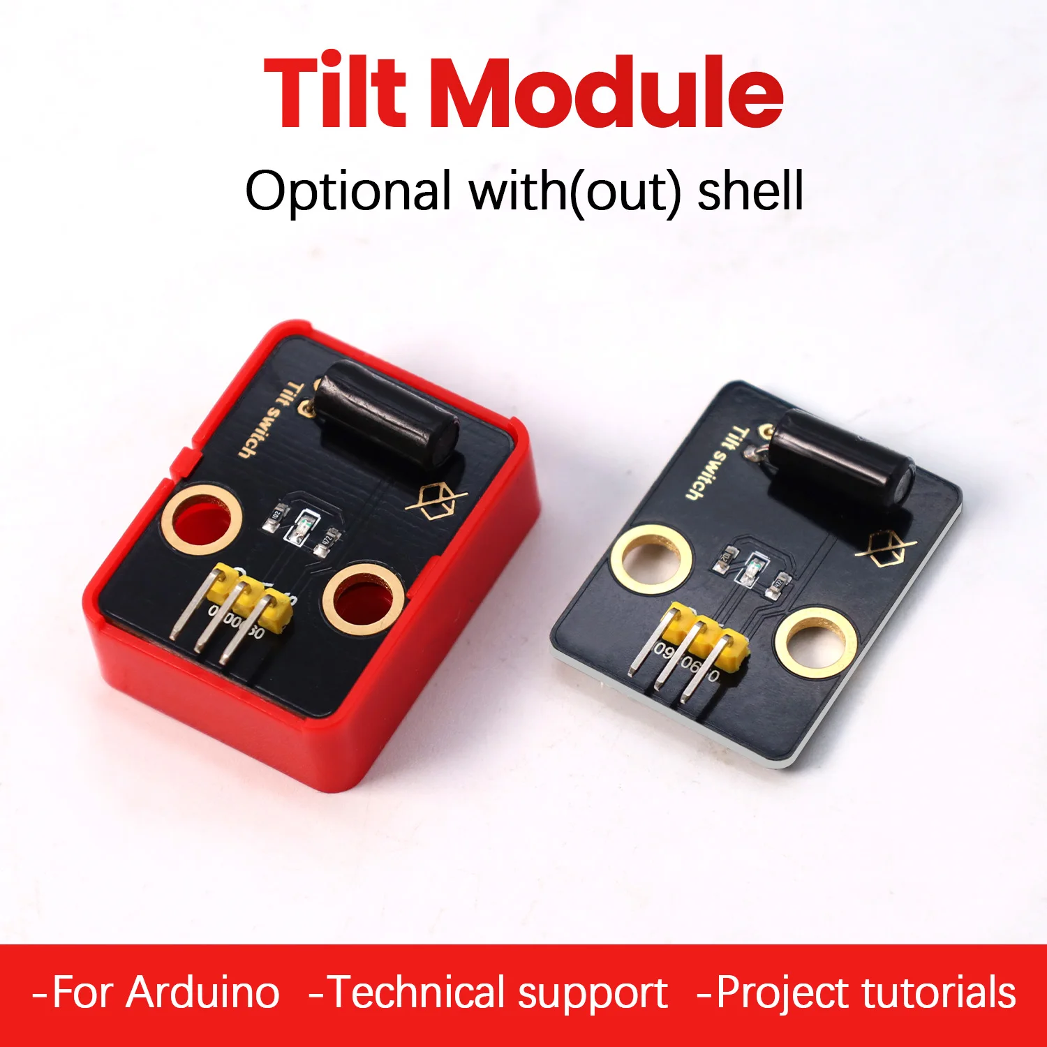 Titl Switch Sensor Module/Vibration Sensor for Arduino&Raspberry PI DIY Projects Compatible with Lego Blocks