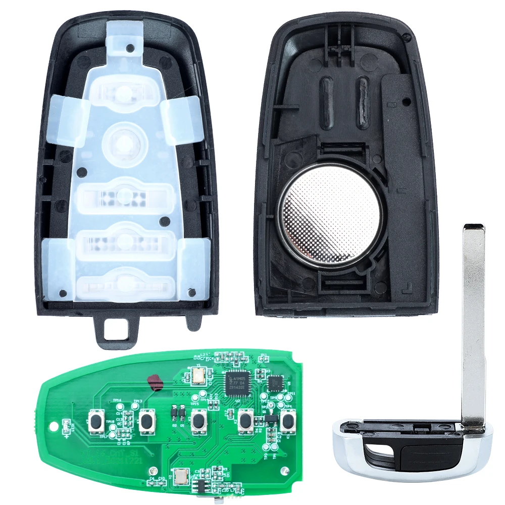 KEYECU M3N-A2C93142600 902 МГц 5-кнопочный смарт-ключ дистанционного управления для Ford Edge Fusion 2017 2018 Expedition Explorer 2018 2019 ID49 чип