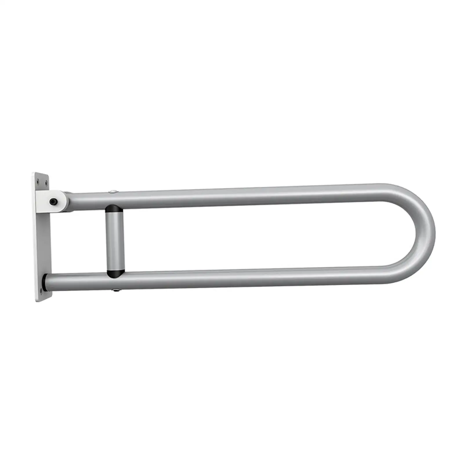 Toilet Safety Handicap Grab Bars Barrier-Free Wall Mount Flip-Up Non-Skid Foldable Towel Rack Medical Adjustable Rail Handrail