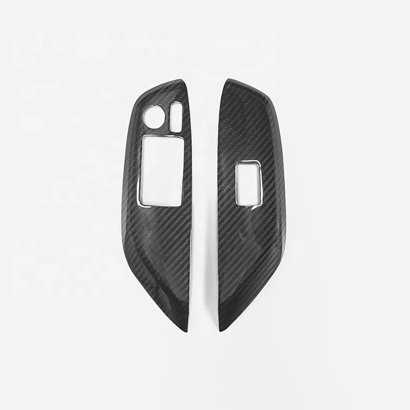 

Fit Yaris GR GXPA16 Door Armrest Window Switch Left And Right Set Dry Carbon Fiber Cover Pair RHD (Stick On Type)