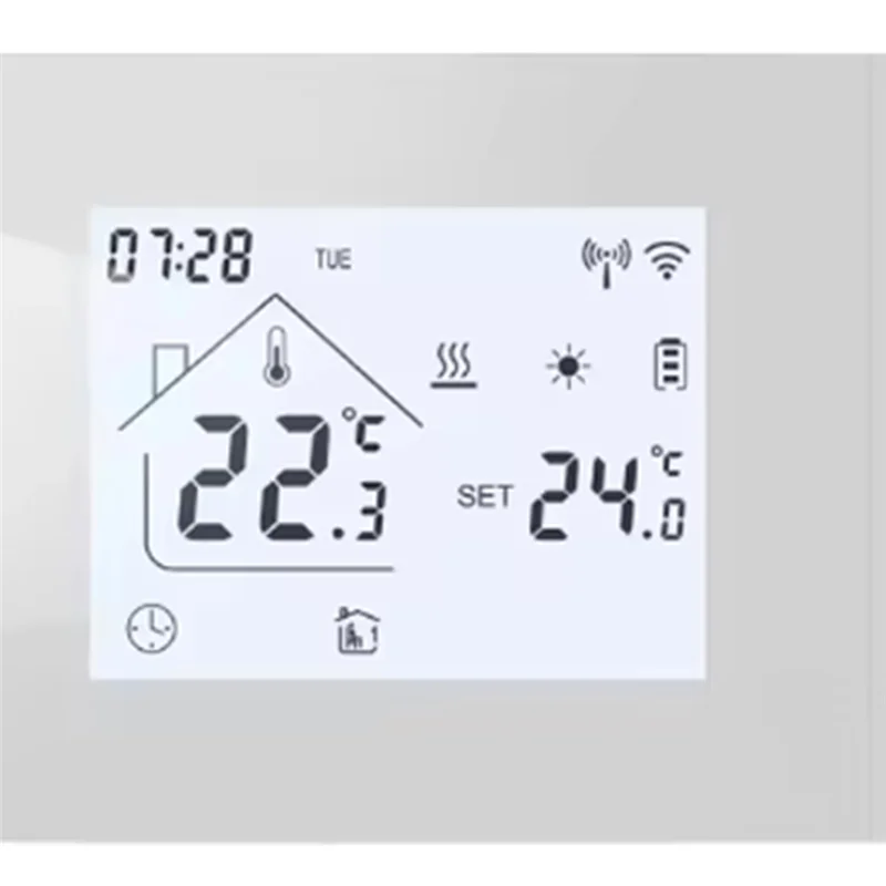 [NEW A09R!】 For Gas Boiler For Heating/Cooling System Compatible Smart Thermostat Wireless Temperature Controller For Alexa& Goo
