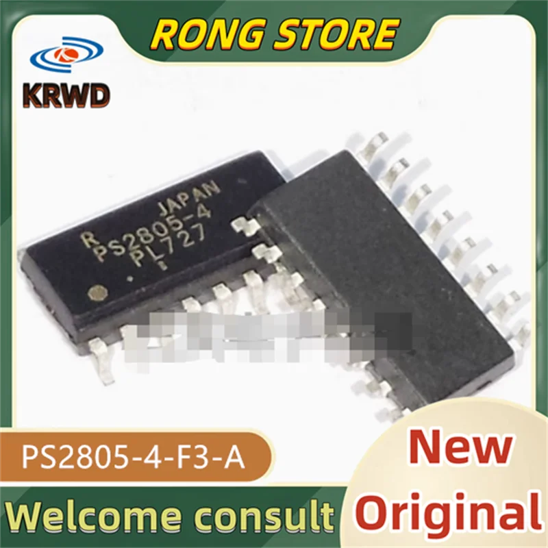 

5PCS PS2805-4 New and original PS2805-4-F3-A PS2805-4-F3 PS2805-4-F PS2805 SOP-16