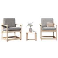 VidaXL 3-tlg. Garden Lounge set solid wood pine
