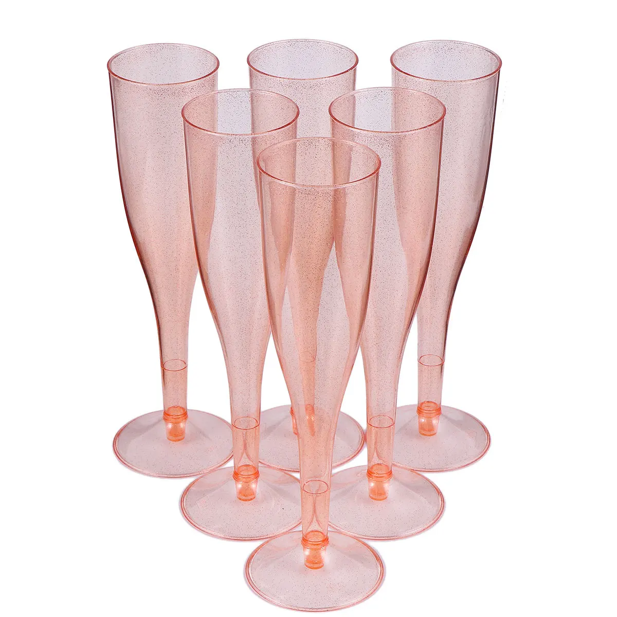 

30Pcs Disposable Plastic Cups Durable Party Bar Ktv Store Simple Rose Golden Pink Cups Cup Plastic Cup
