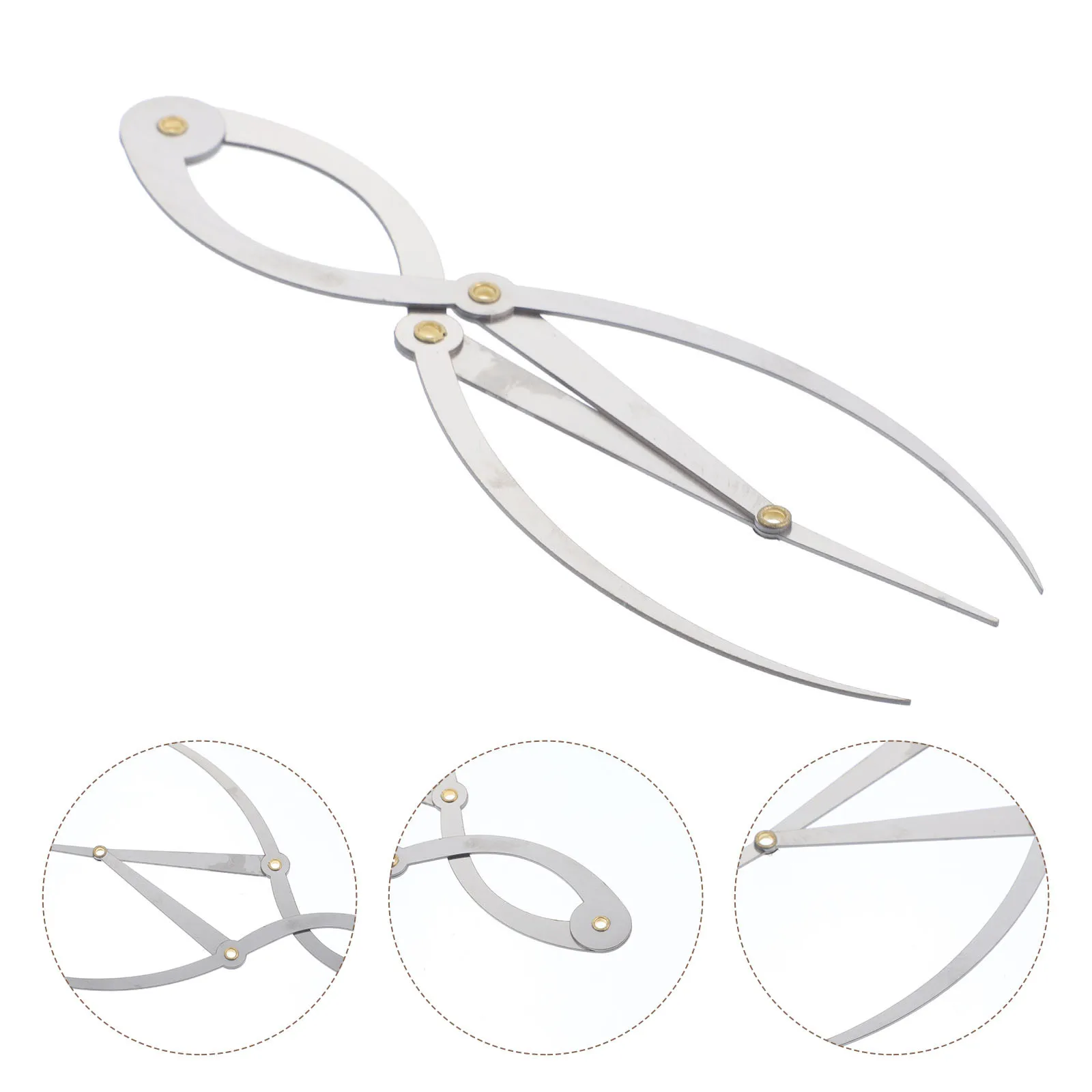 مسطرة قياس منحنية الحواجب من الفولاذ المقاوم للصدأ أداة استنسل احترافية مرنة لتصميم رسم متماثل الحواجب الدقيق #4