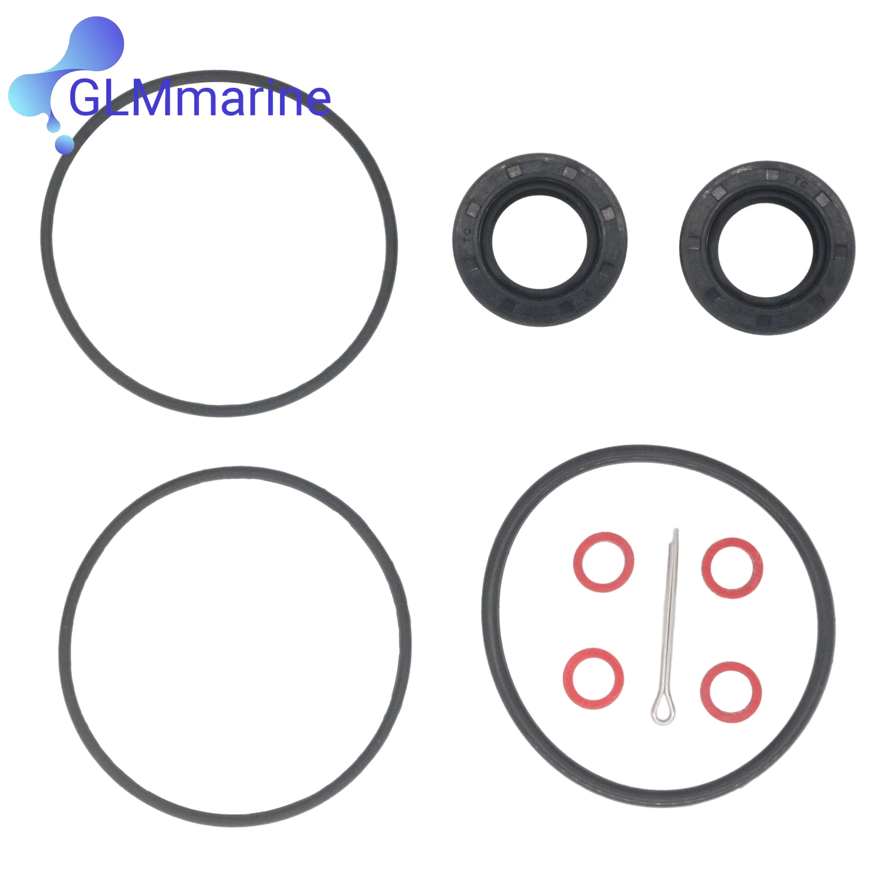 Outboard Lower Unit Seal Kit 93101-20M07 Compatible with Yamaha Marine 2/4 Stroke 25 30 HP F25 Marine Engines Models 93210-65M50