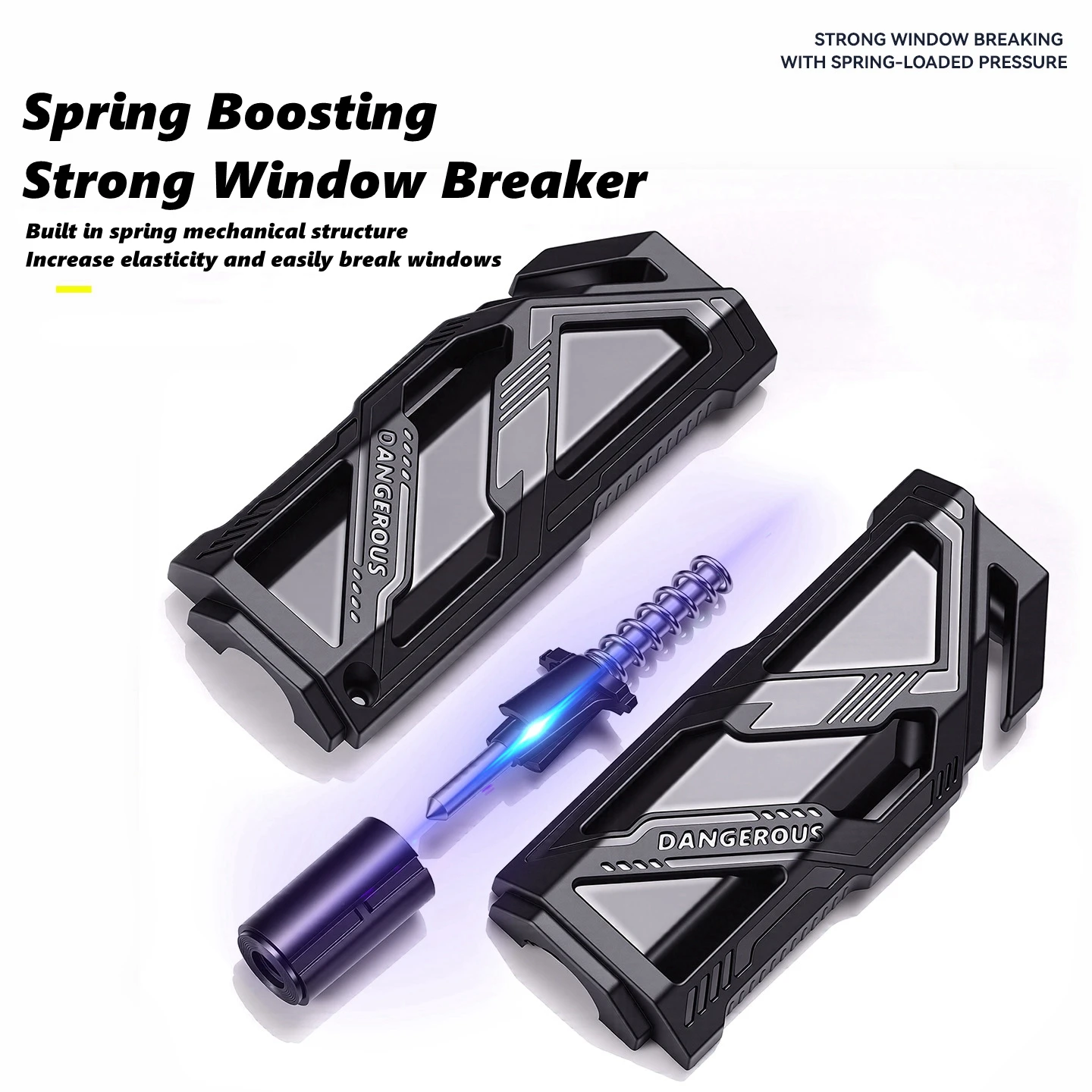 Car Safety Hammer Emergency Escape With Window Breaker Durable ABS Material For Vehicle Safety Tool Self Protecting Hammer
