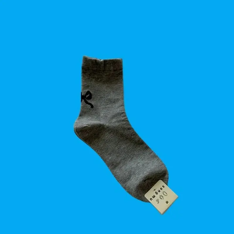 Chaussettes Courtes et Fines en Coton avec Nministériels d de Talon pour Femme et Fille, Nouvelle Collection Printemps et Été 3/6, 2024 Paires