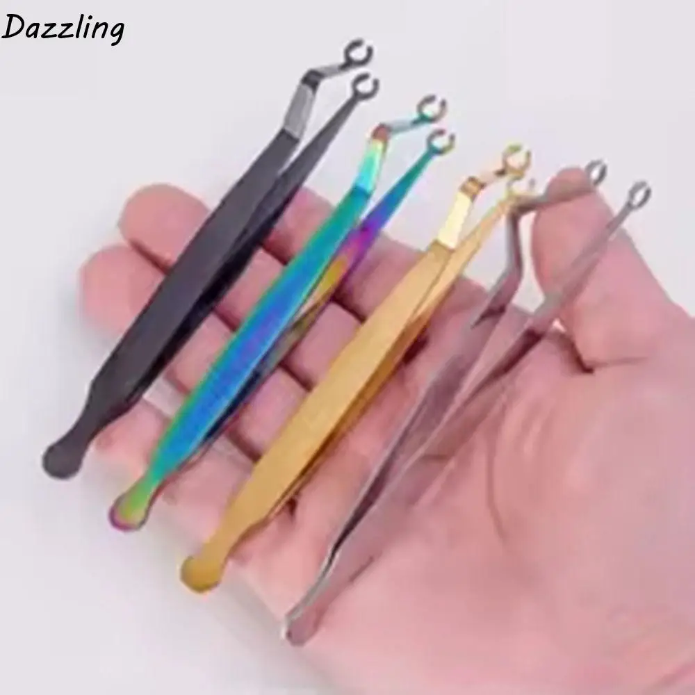 

Stainless Steel Body Piercing Tool Ear Stud Septum Piercing Tool Dermal Forceps Catheter Gauge Navel Stud Dermal Piercing Tool
