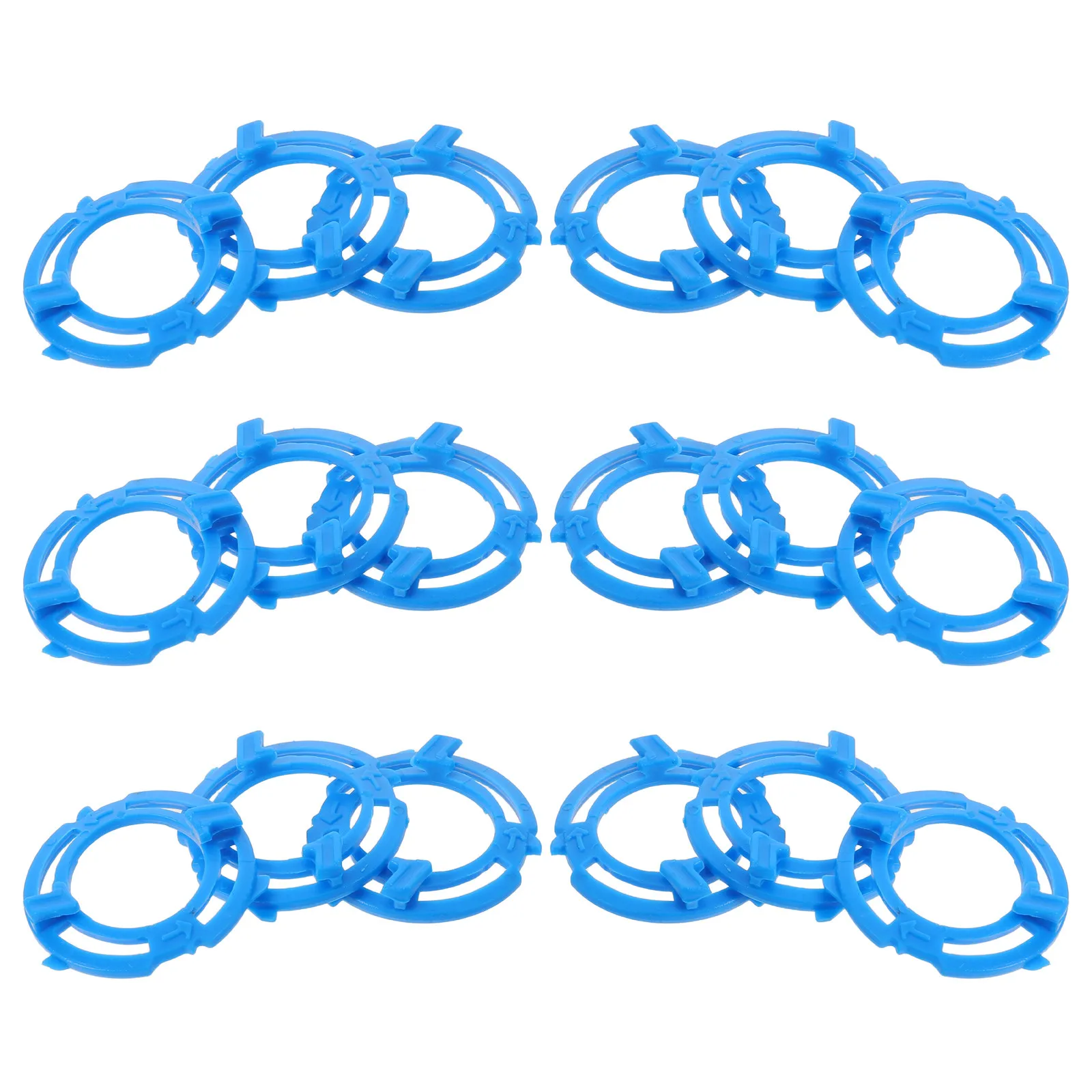 18Pcs Shaver Head Blade Retainer Ring Replacement for S5000 Electric Rotary Razor Shaver Head Accessories Shaving Repair Parts