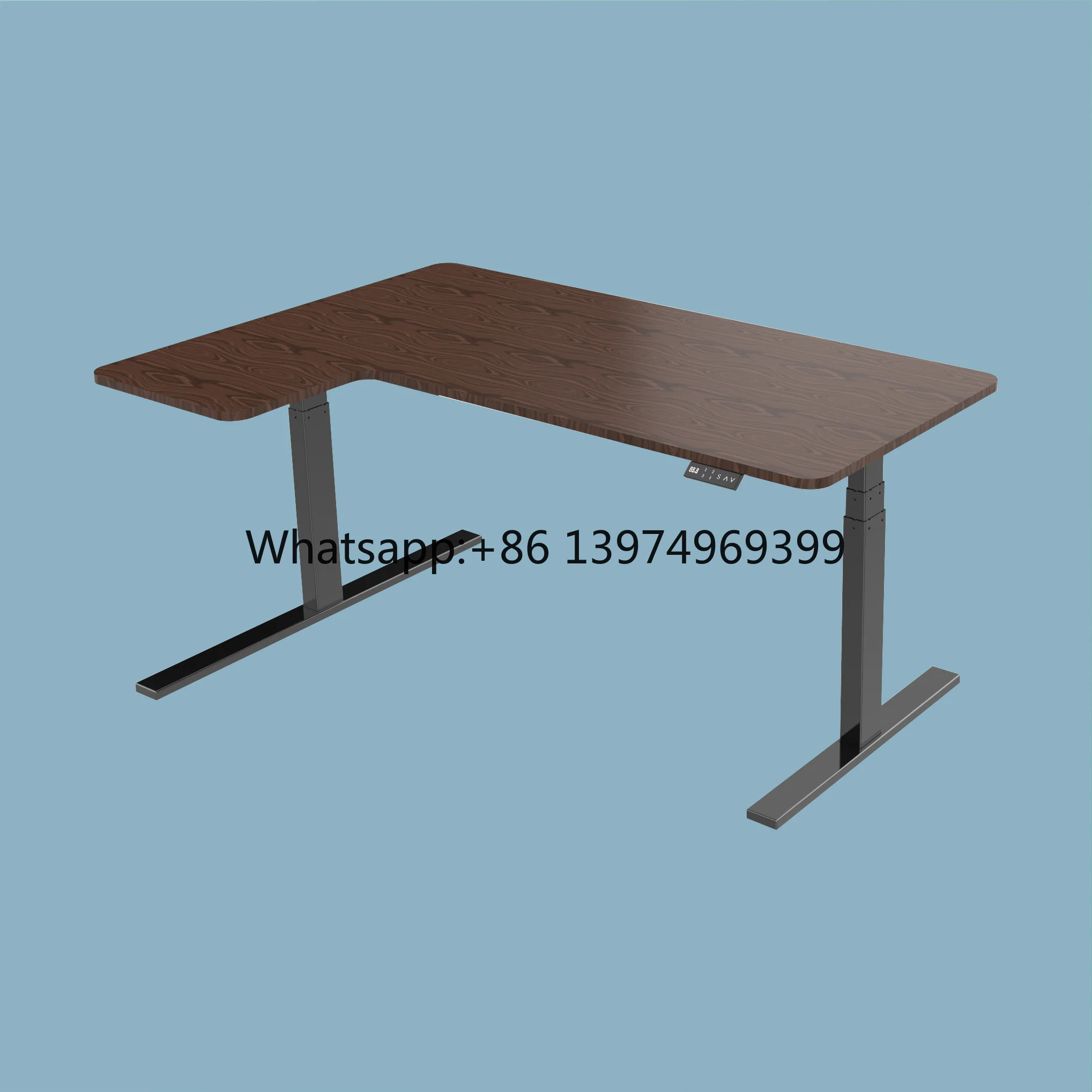 2024 New Design Office Adjustable Student Desk Height Adjustable Electric L Shaped Desk Cheap