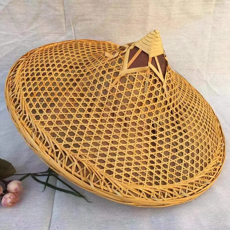 Bamboo hat bamboo hat dance performance props bamboo products sun protection rain fishing hat cover decoration