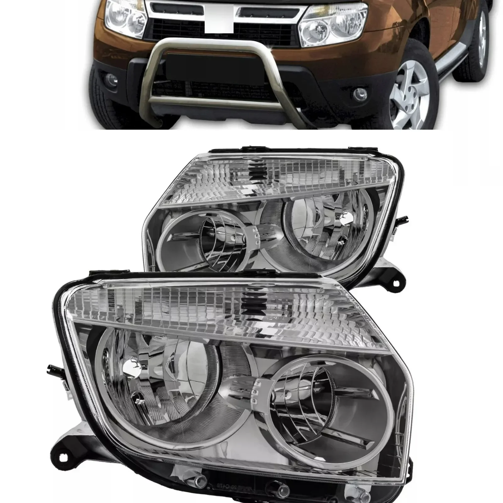 For Renault Dacia Duster 2008-2009-2010-2011-2012 Chrome or Black Frame Manual Left Right Oem 260100067R 260600069R