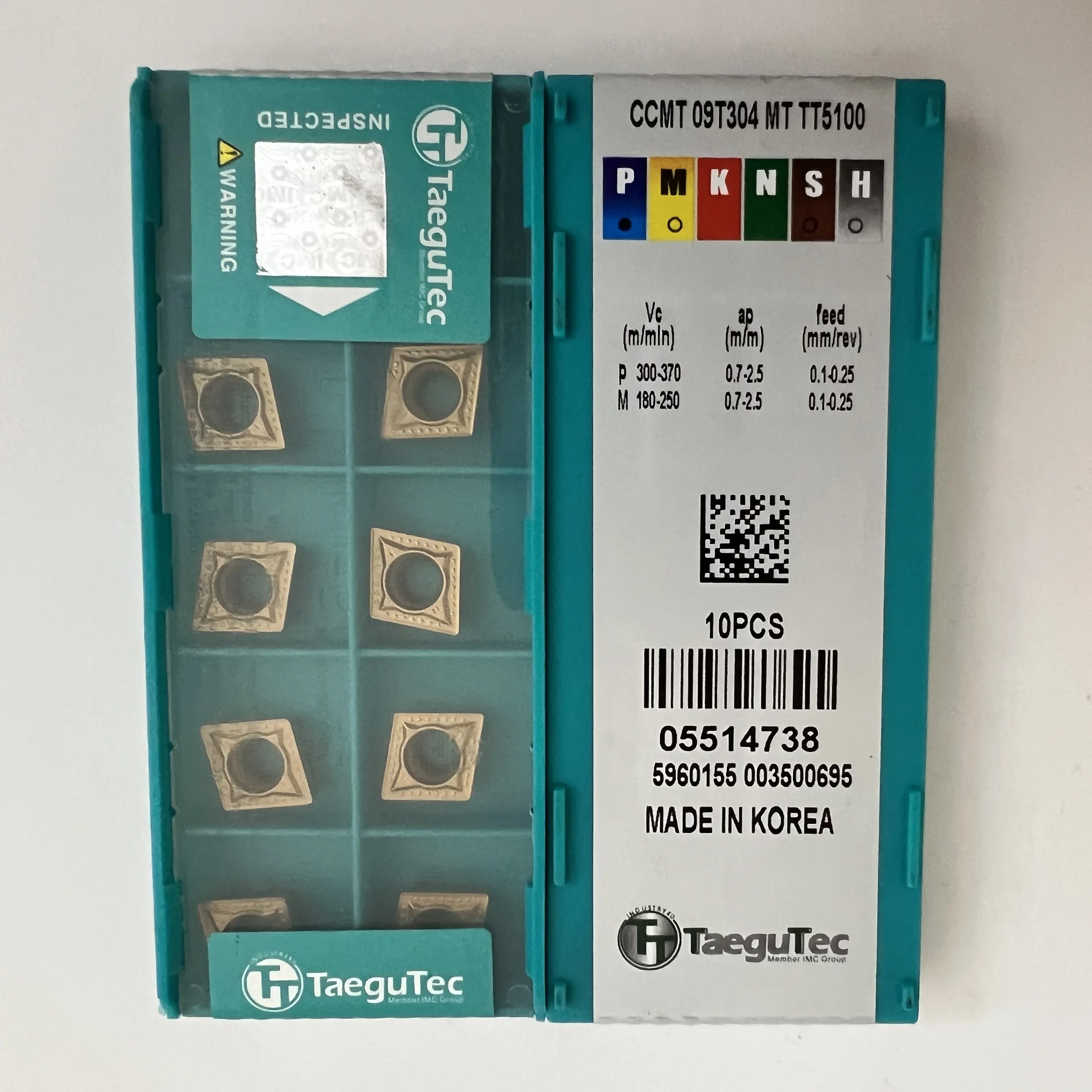 

CCMT09T304MT TT5100/CCMT09T308MT TT5100 CNC Blade
