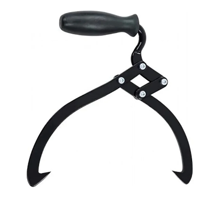 Firewood Clip Wood Pliers Log Firewood Lifting Pliers Dragging Steel Pliers Handling Tools for Moving Firewood, Trees