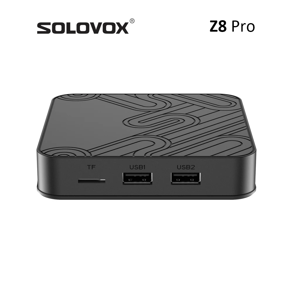 SOLOVOX Z8 Pro Android 12 Smart TV Box H618 Quad 2G 16G 4G 32G WiFi Bluetooth 5 Voice Assistant YouTube 8K Z8Pro Media Player
