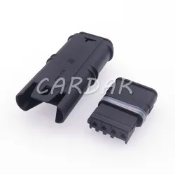 Enchufe sellado impermeable para arnés de cableado automotriz, Conector de 4 pines, 872-440-501 872-536, 1 Juego