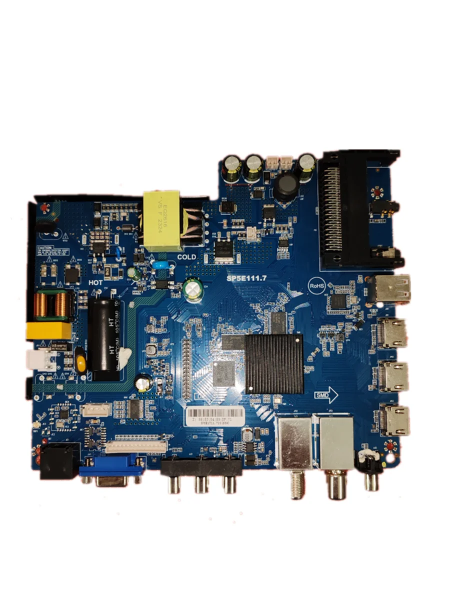 

SP5E111.7 SP5E1T11.72S(65W) WiFi network TV three in one motherboard, physical photo for 36--110V 780ma 35w