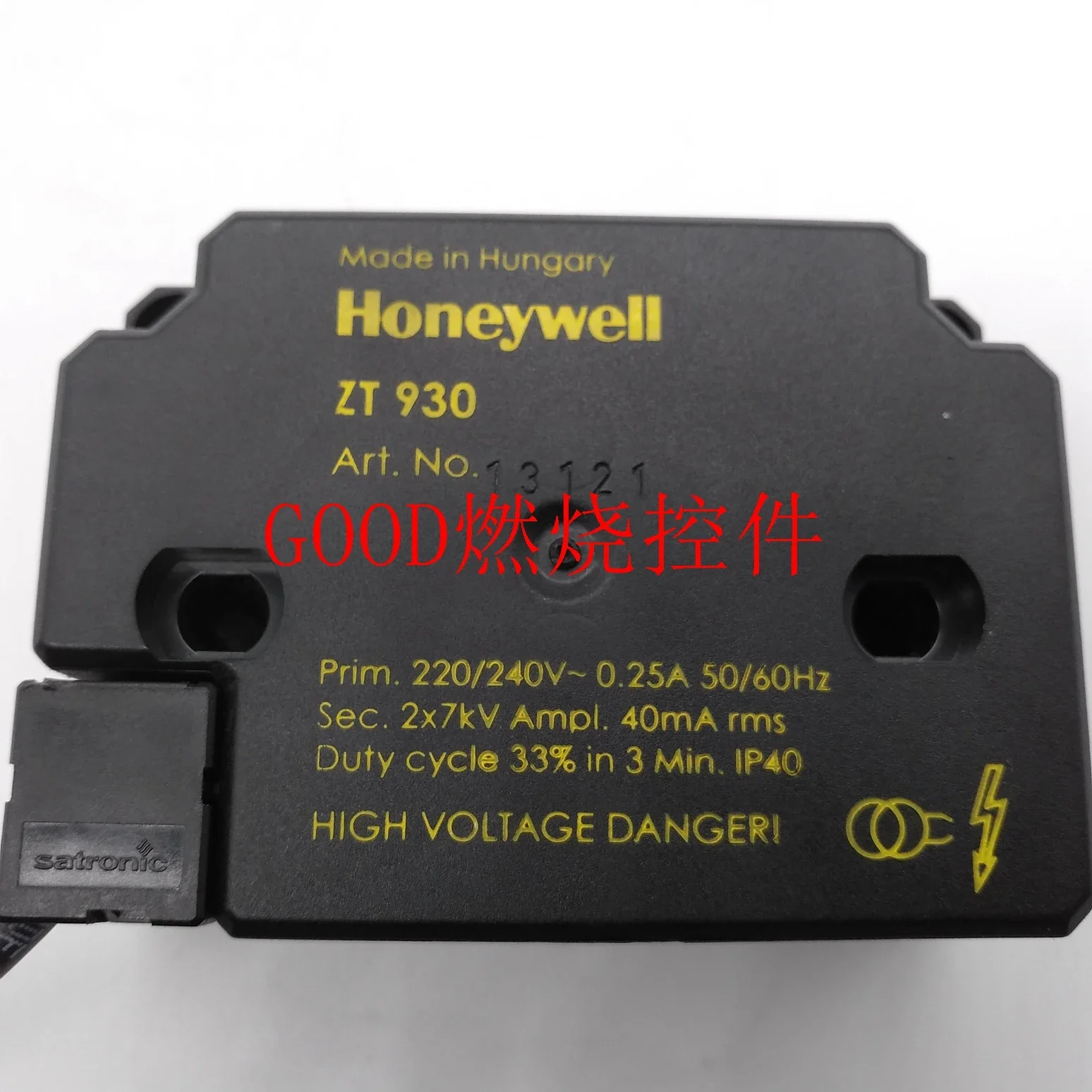 Honeywell  Ignition Transformer ZT930 ZT931 ET401 ET402 ZT870