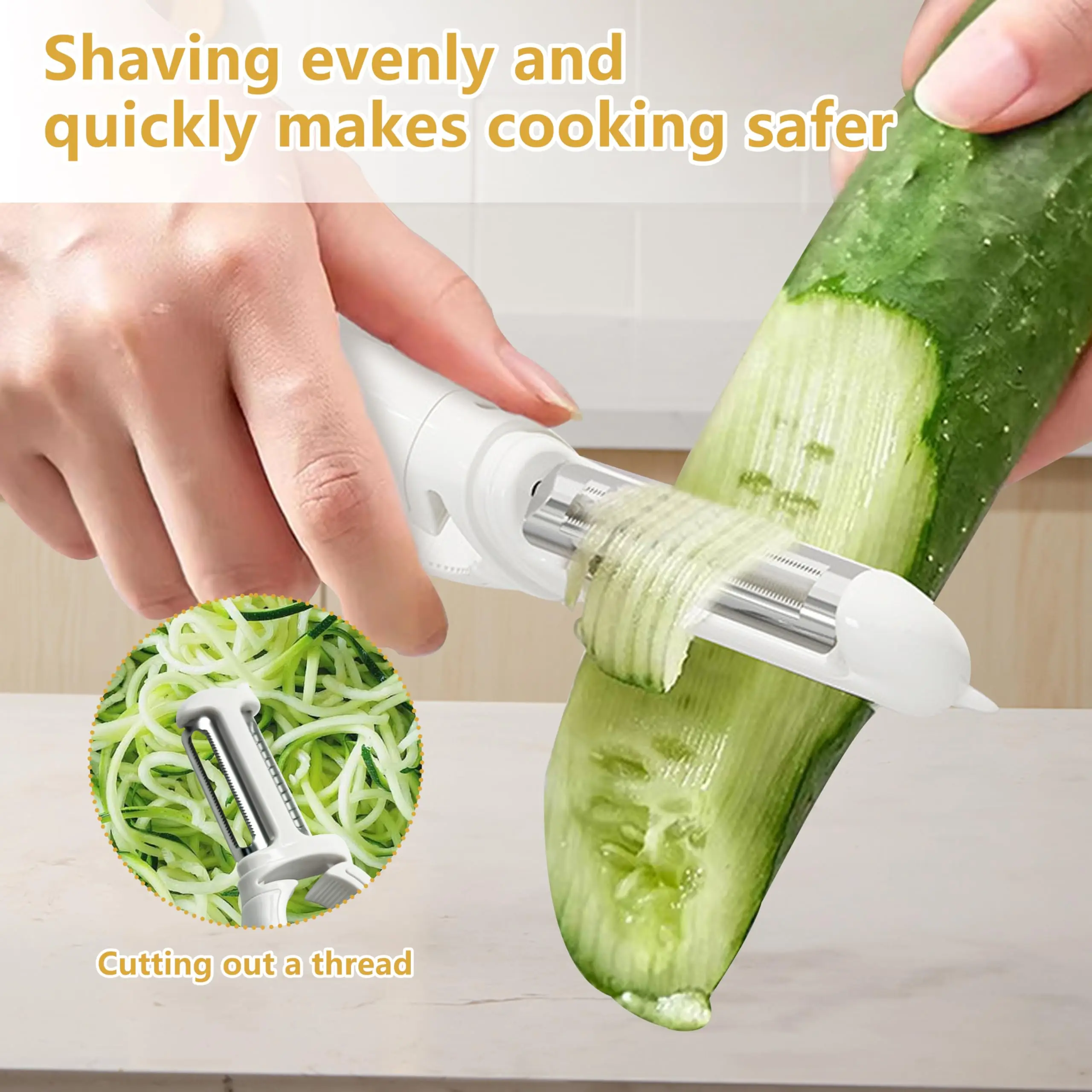 4 in 1 Multi Vegetable Peeler With Lid Potato Peeler Fruit Peeling Knife Julienne Can Bottle Opener Not Hurt Hand Kitchen Tool