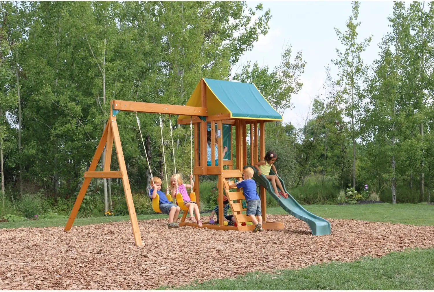 Appleton Wooden Swing Set, (Amazon Exclusive)