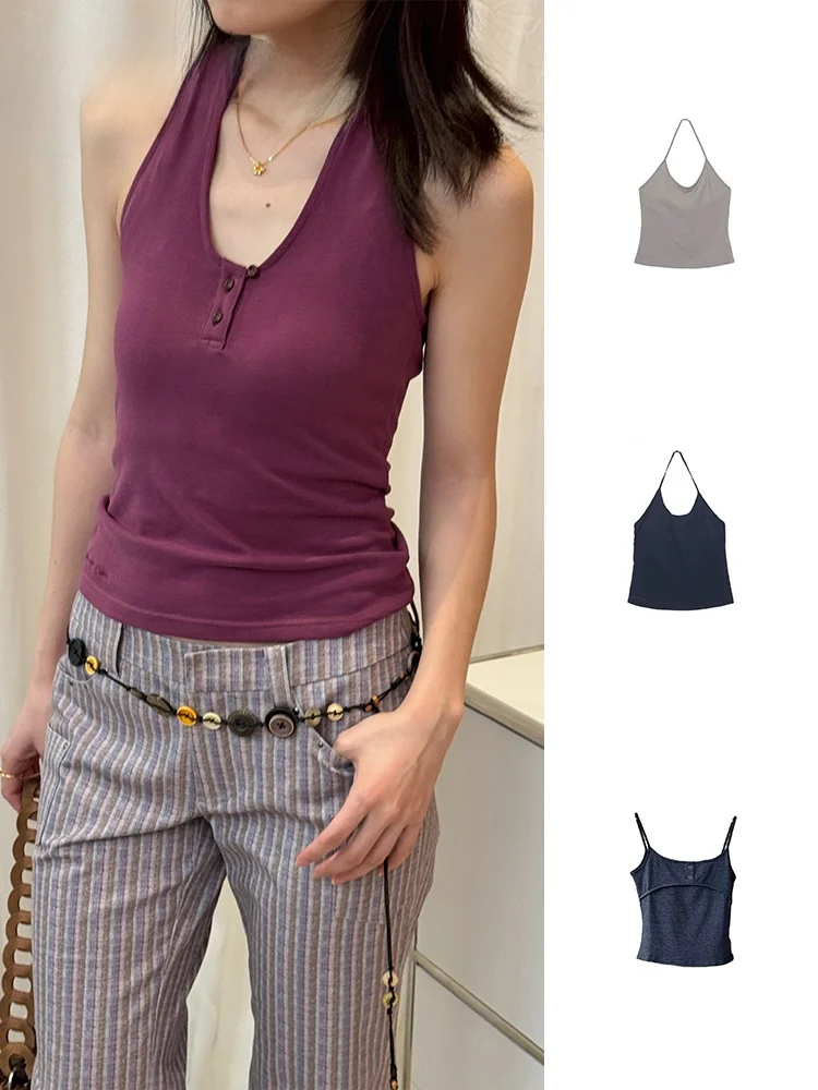 

Жилет DemodeMODE Bal Strap Vest Knot Ne CodeMe Handpied Store, оригинальный дизайн, повседневный, разные цвета, другие материалы, женский