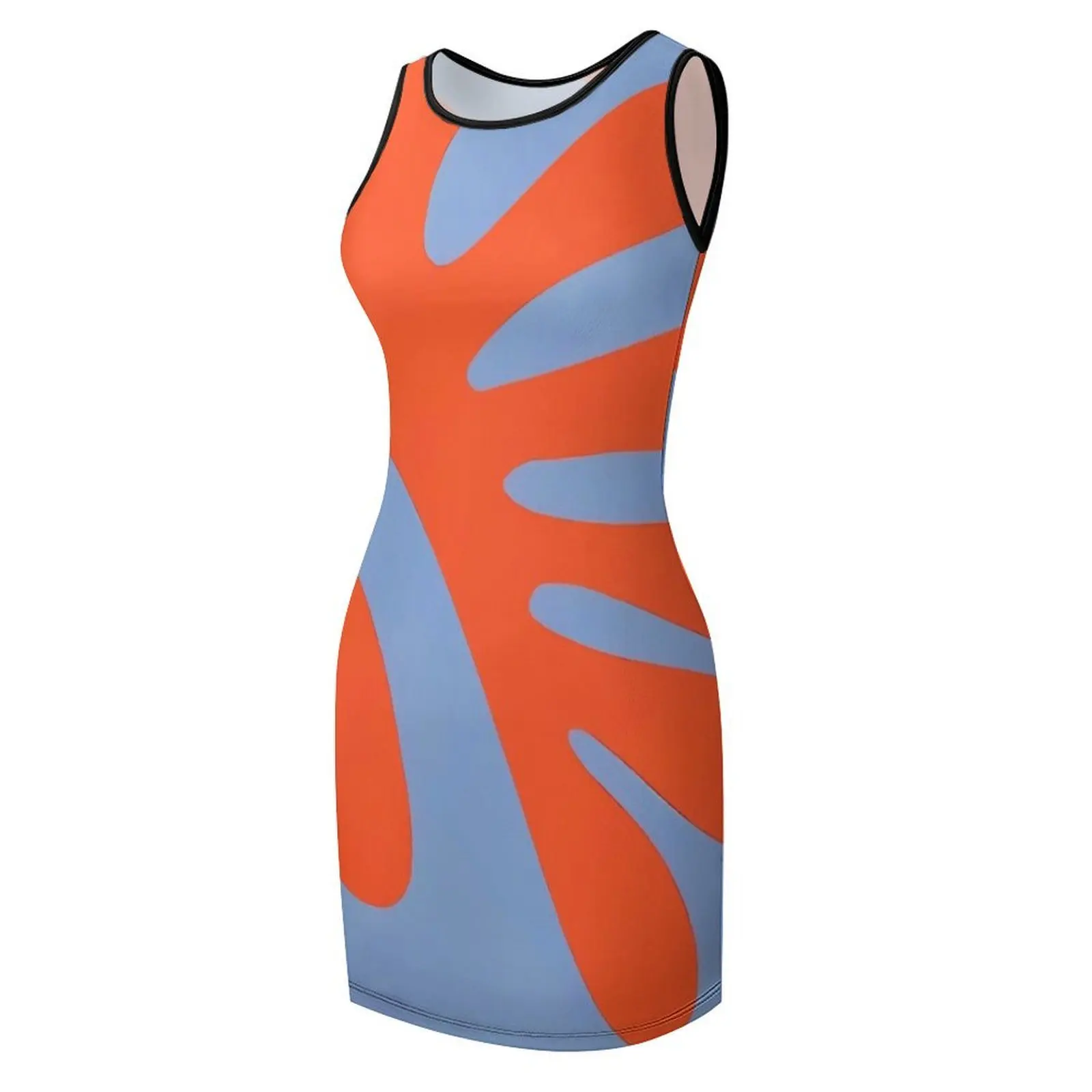 The Cut outs فستان صيفي بدون أكمام فساتين الحفلات فساتين السهرة فستان السيدات للفتيات