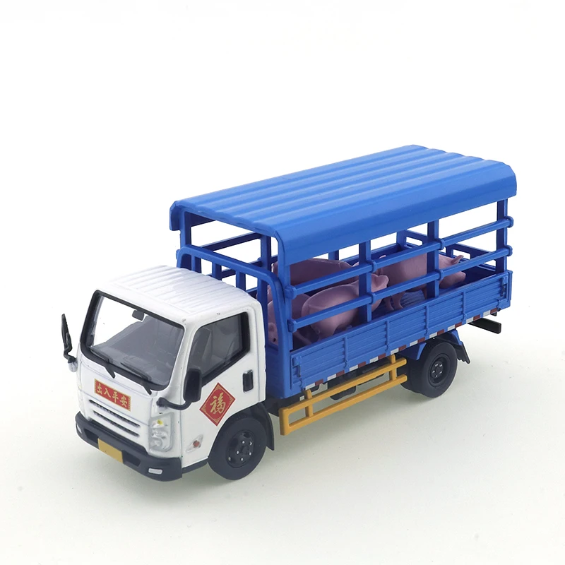 XCARTOYS 1/64 Y44-01 Jiangling Truck Animal Transport Vehicle Simulation Alloy Car Model Miniature  Car Model Decoration