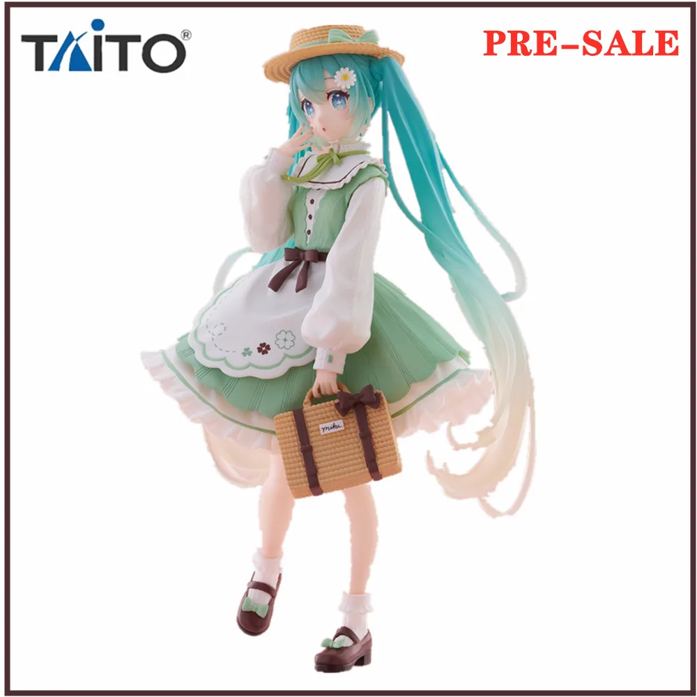 Original Anime Figure TAITO Hatsune Miku Fashion Country ver. Action Figurine Toys for Children Collector Model Doll 18cm