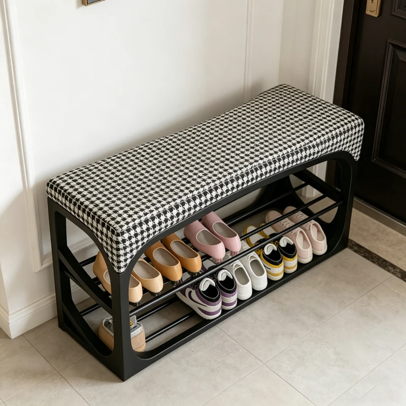 aoliviya-japanese-simple-entryway-shoe-rack-with-cushioned-shoe-changing-bench-stool-entrance-seat-a452197