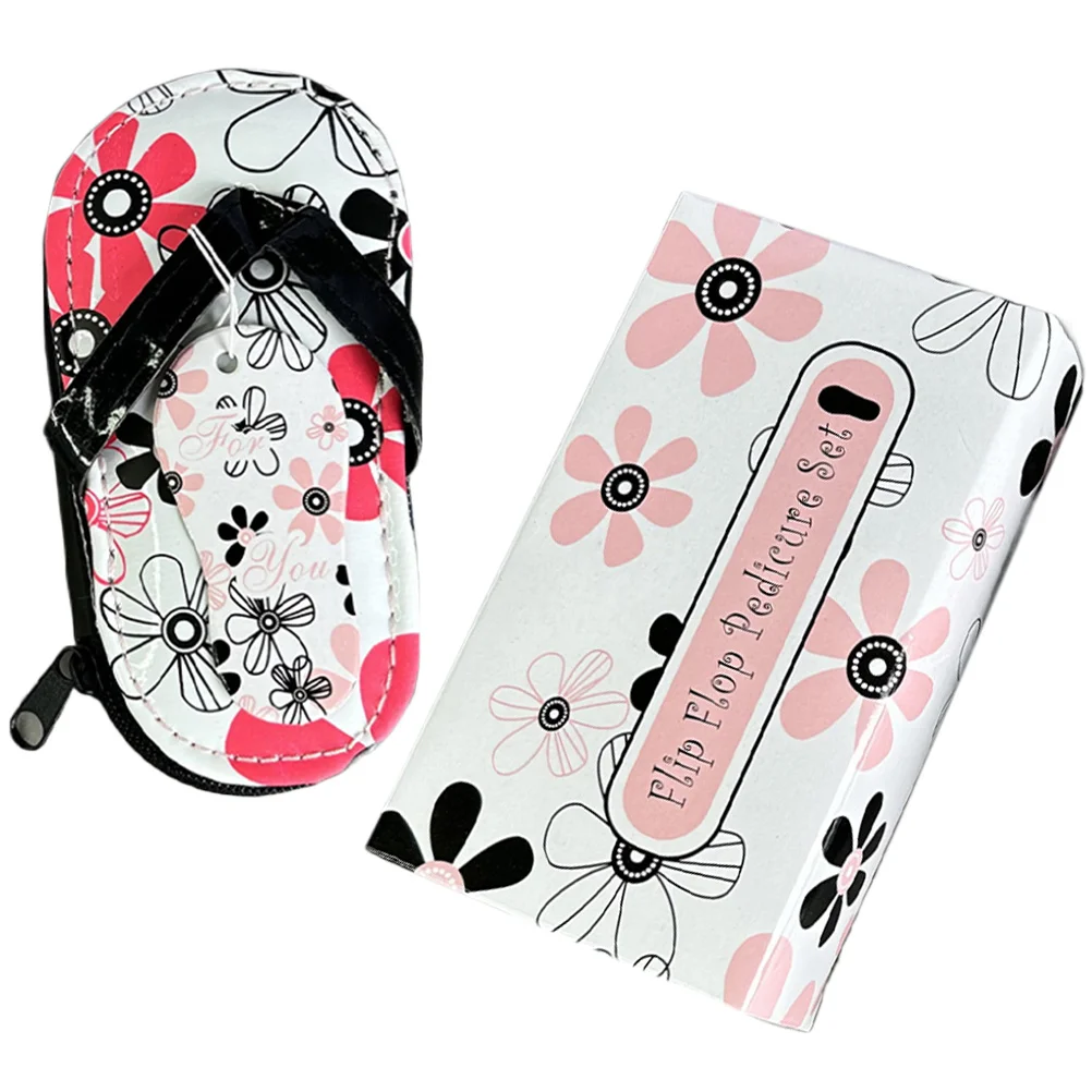 1 set kit per la cura delle unghie strumenti per manicure professionali set di rifinitura in acciaio inossidabile custodia portatile in PU per donne uomini da viaggio