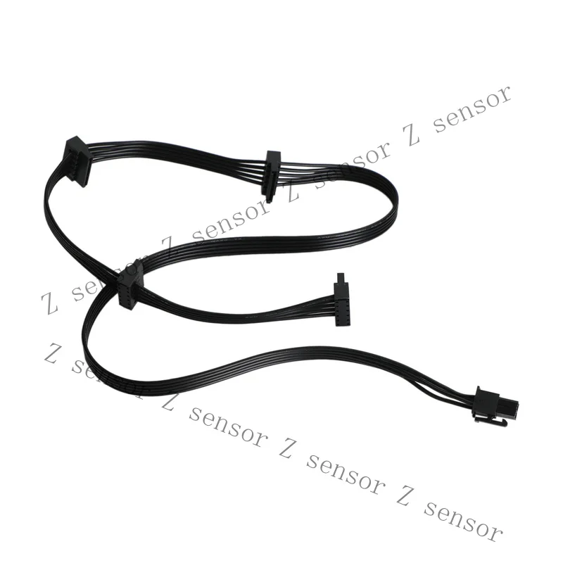 Z+ PCIe GPU 6 Pin to 4 SATA PSU Power Cable for Corsair RM1000X RM850X H7