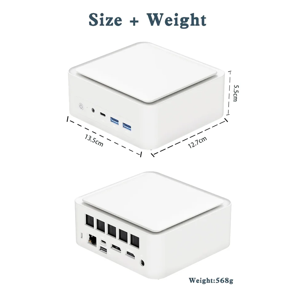 SZBOX Z66 Mini PC AMD R5 6600H / Intel I7-13620H DDR5 NVMe SSD