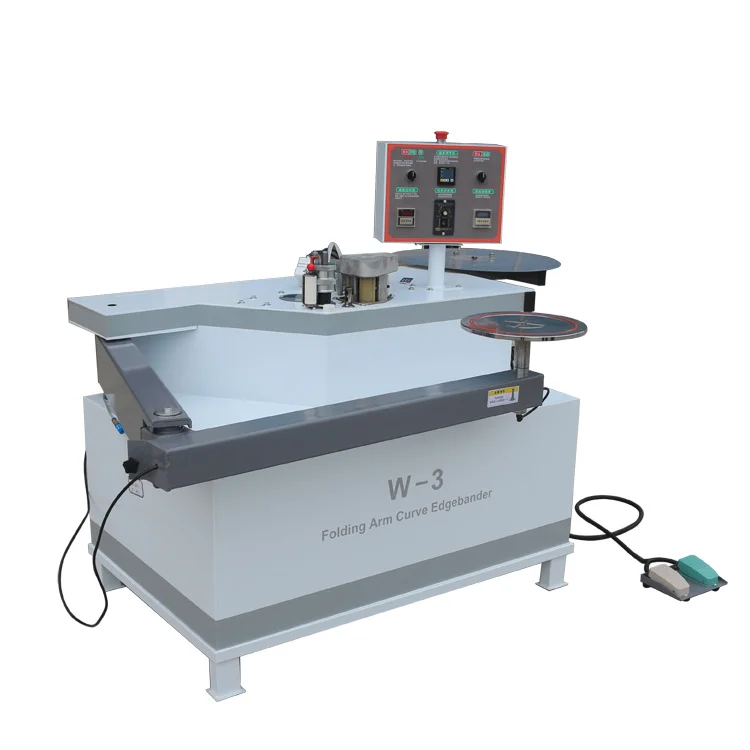

Easy Operation Woodworking Machine Folding Arm Curve Edge Bander Straight Edge Banding Machine PVC Band Sealing Machine
