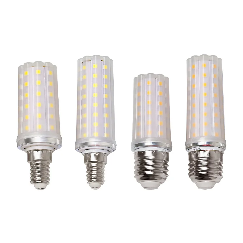 10pcs E27 E14 ED Corn Light 12w 18w LED Bulb Shadowless Bulb Household Pendant Lamp 3000k 4000k  6000k Three-color Changed  220v