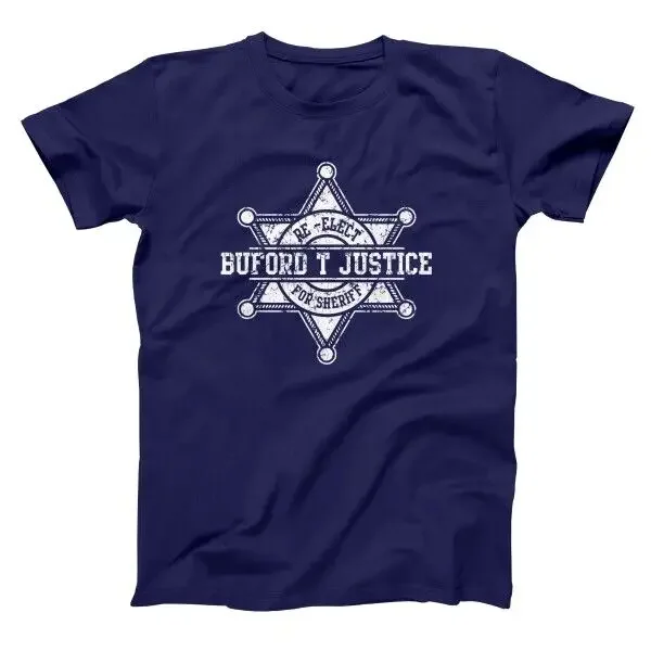 Buford T Justice Re-Elect Jackie Gleason Navy Basic Men's T-ShirtUnisex T-shirts for Men Women Summer Tees Cotton Luxury brand v