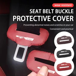2PCS Car Seat Belt Buckle Plug Protector Anti-Scratch Cover For KIA Rio K5 K2 Sportage Ceed Sorento Picanto Stinger Soul