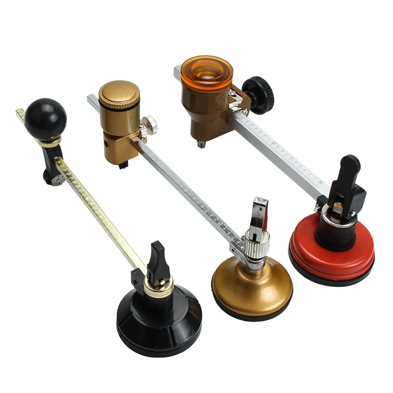 

Compass-Type Glass Circle Cutter with Suction Cup Adjustment Industrial Household Round Cutting Tool for Windows Bottles