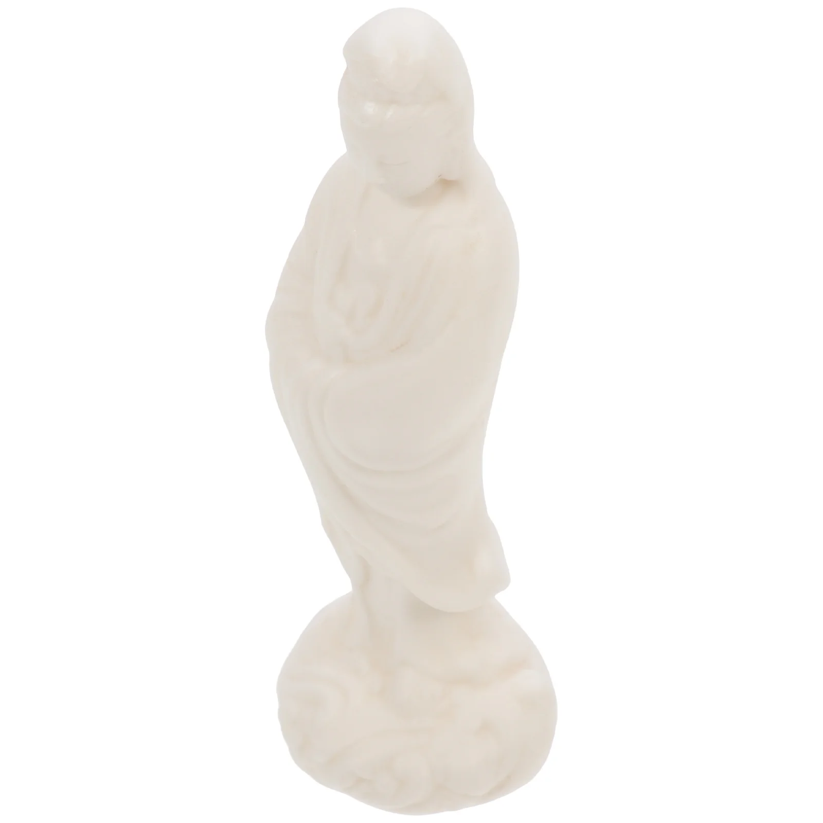 

Compact Ceramic Avalokitesvara Decor Style Home Ornament Multifunctional Decorative Living Room Garden Bedroom