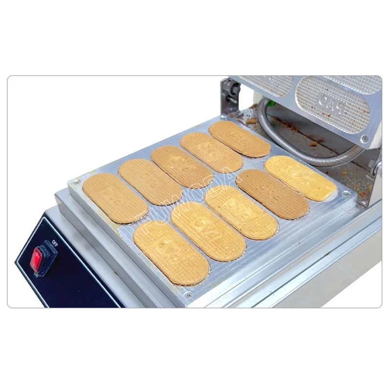 

10Pcs Electric Commercial Or Household Biscuits Maker 110V/220V 1500W Adjustable Thermostat Cookie Maker Machine