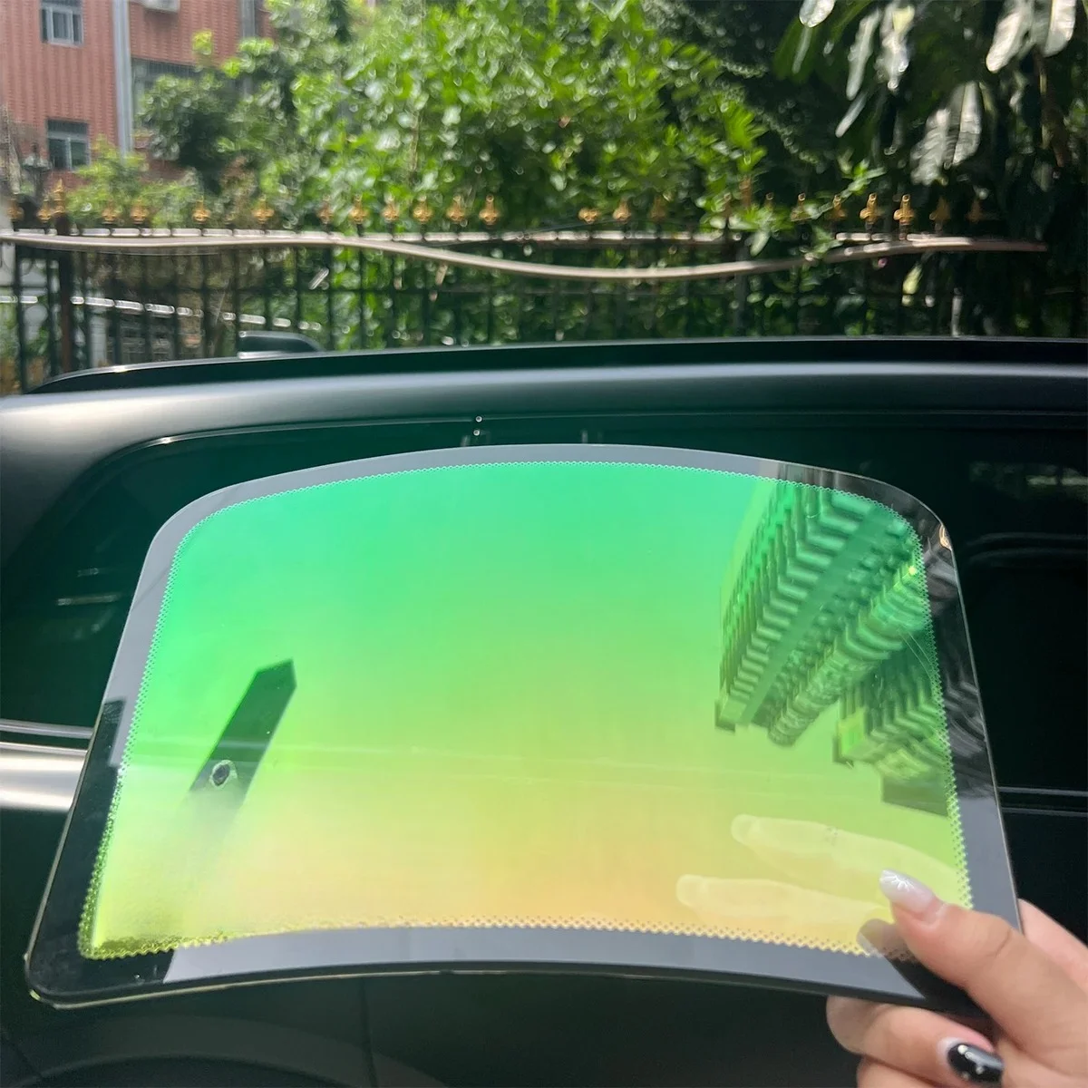 75% Chameleon Film Window High Insulation Car Tint Foils Green to Yellow Color Change Protection Sticker