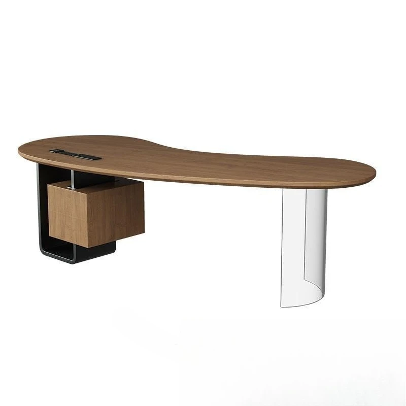 Light luxury senior sense President's office computer desk Modern simple commercial desk work
