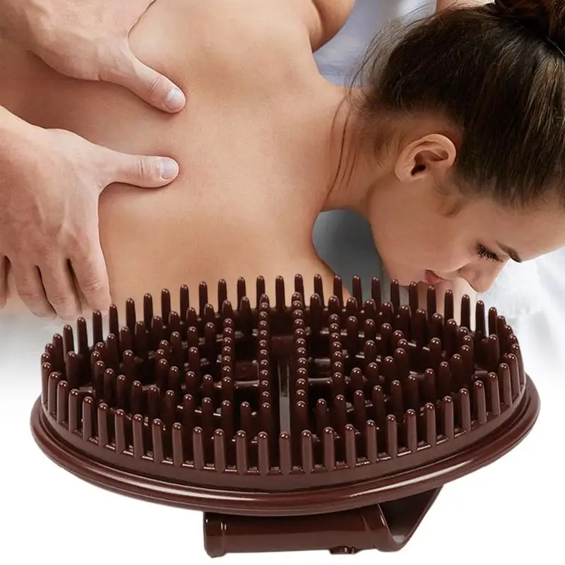 

Fascia Massage Tool Manual Meridian Comb with Non-slip Handle Multipurpose Massaging Plate for Back Legs Arms Hands Thigh
