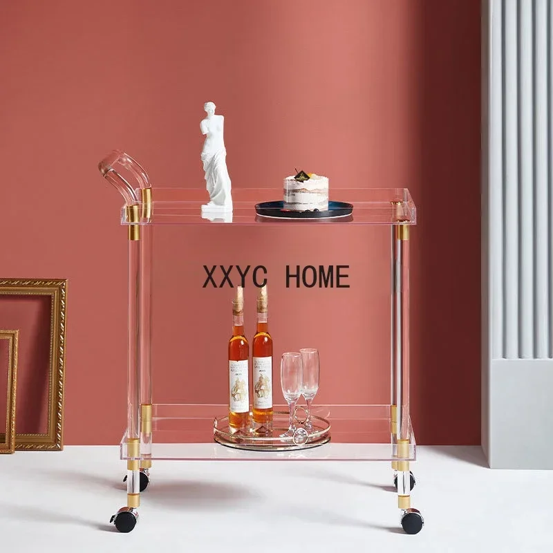 

Hotel Restaurant Food Delivery Van KTV Drinks Trolley Beauty Car Home Multi-Layer Storage