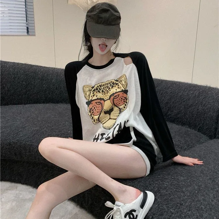 Top For Women 2024 Tee Graphic With Print Clothing Loose Woman T-shirt Offer Korean Style Old Tall Luxury High Quality O Tshirt