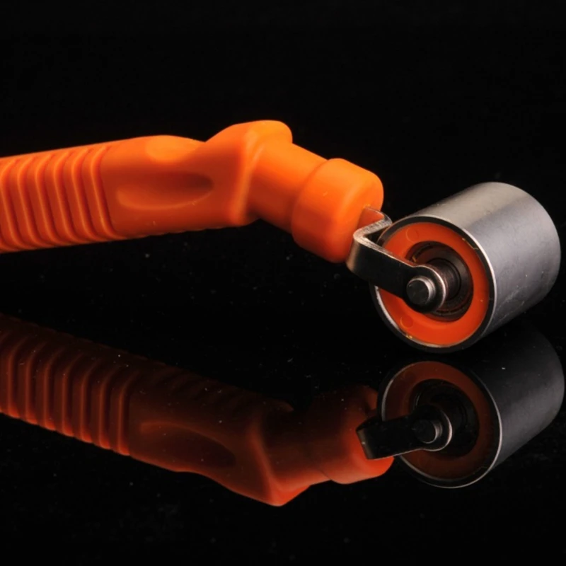 Roestvrijstalen naadroller Wallpaper Smoothing Tool Wallpaper Roller voor Auto Car Geluiddempende toepassing