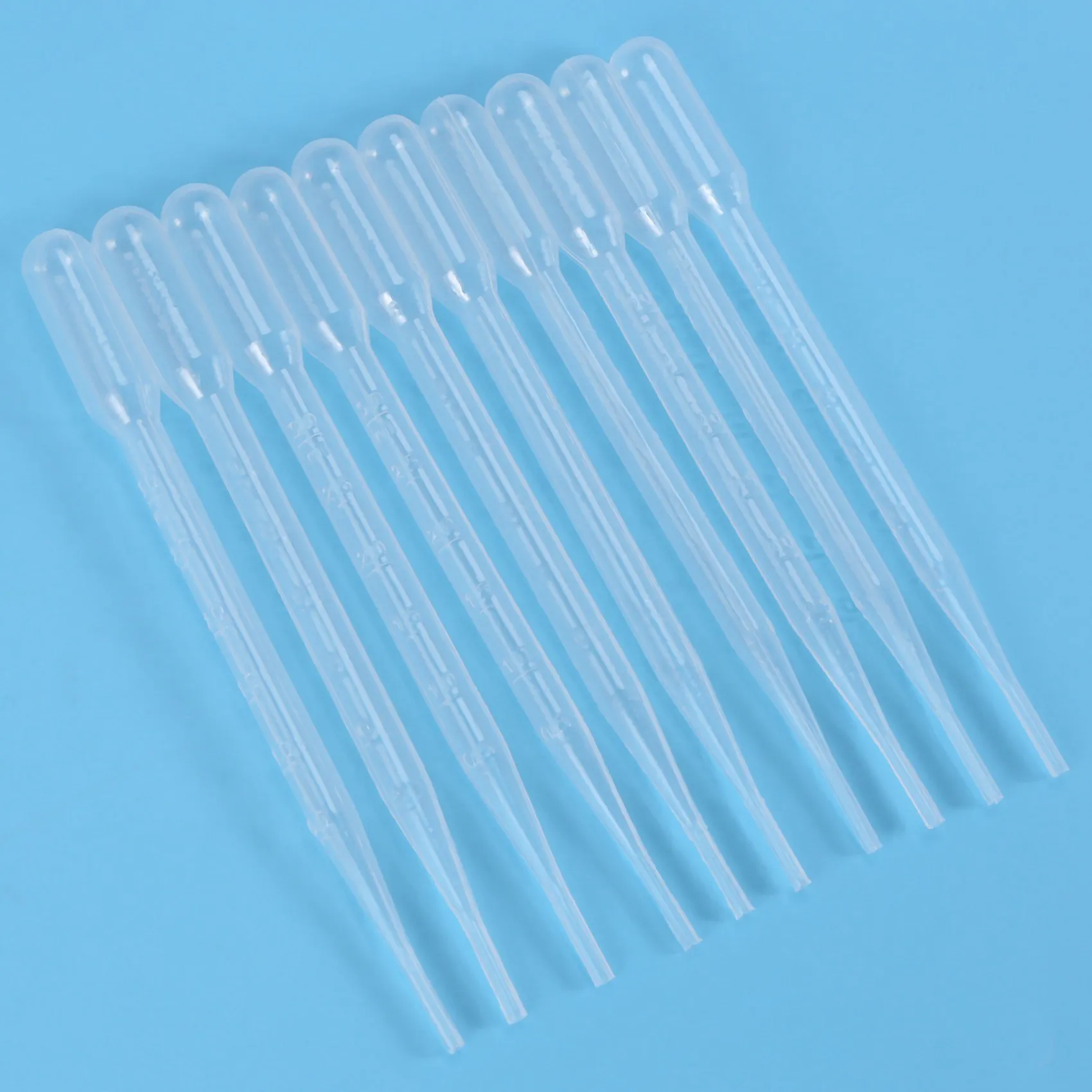 20 قطعة 3 مللي مجموعة قطارة العين البلاستيكية القابل للتصرف نقل الماصات المتدرجة