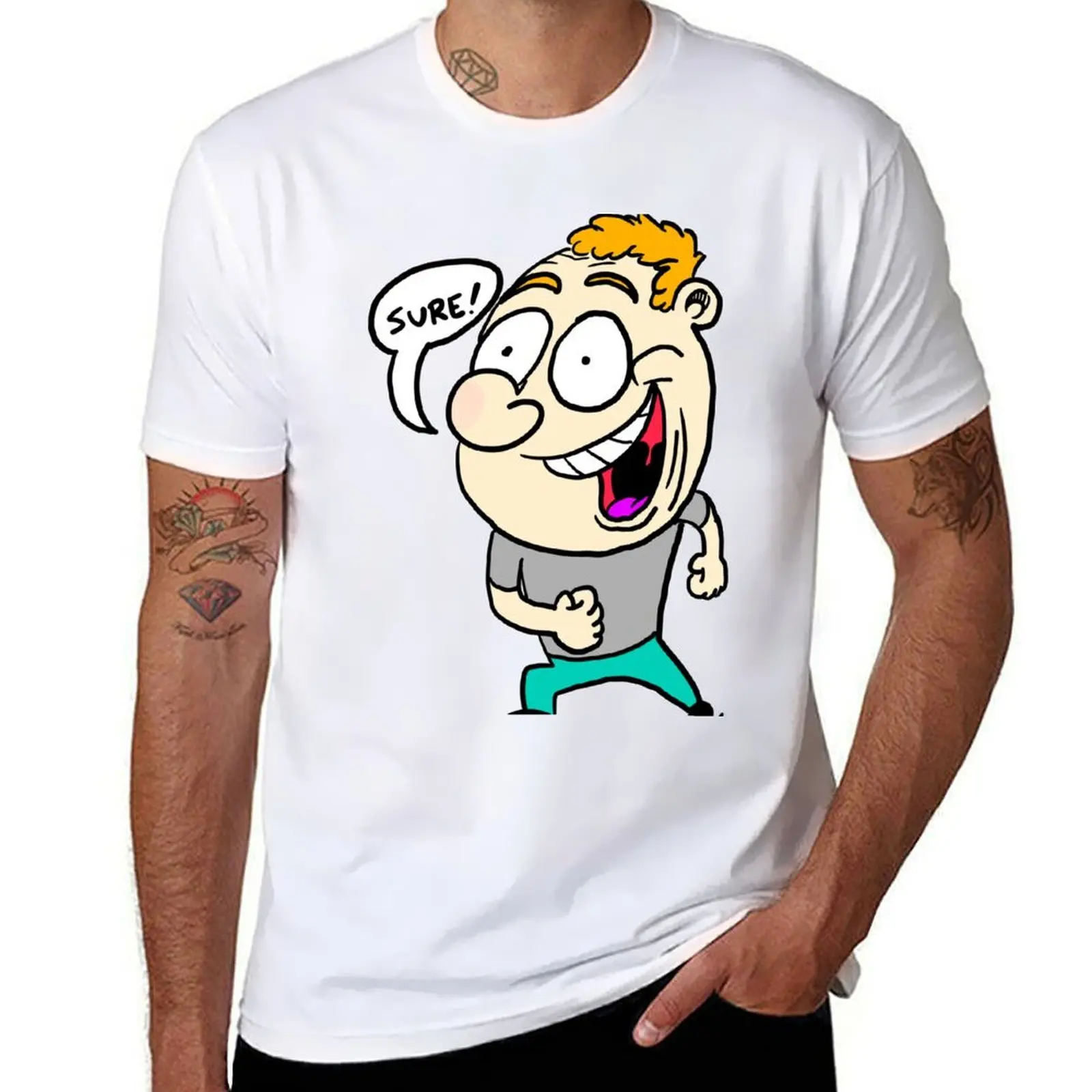 Sure! T-Shirt graphic t shirts for man t shirt man casual T-Shirt