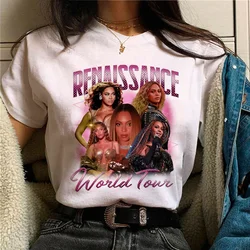 Beyonce t shirt women summer streetwear Y2K t-shirts girl harajuku clothing